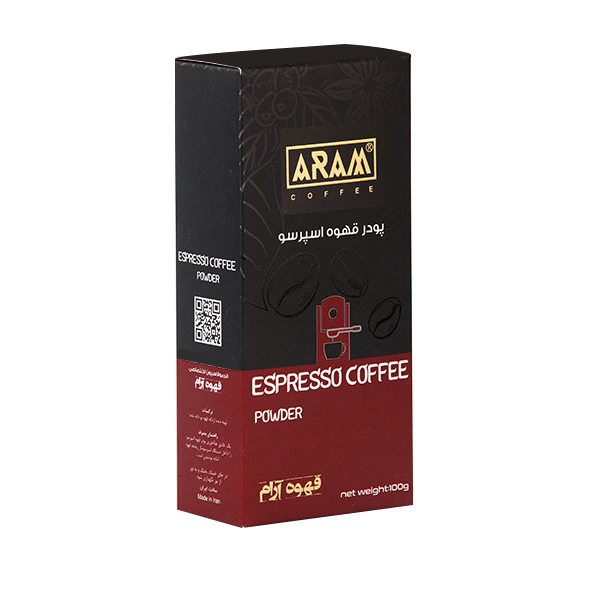 پودر قهوه اسپرسو آرام - 100 گرم
