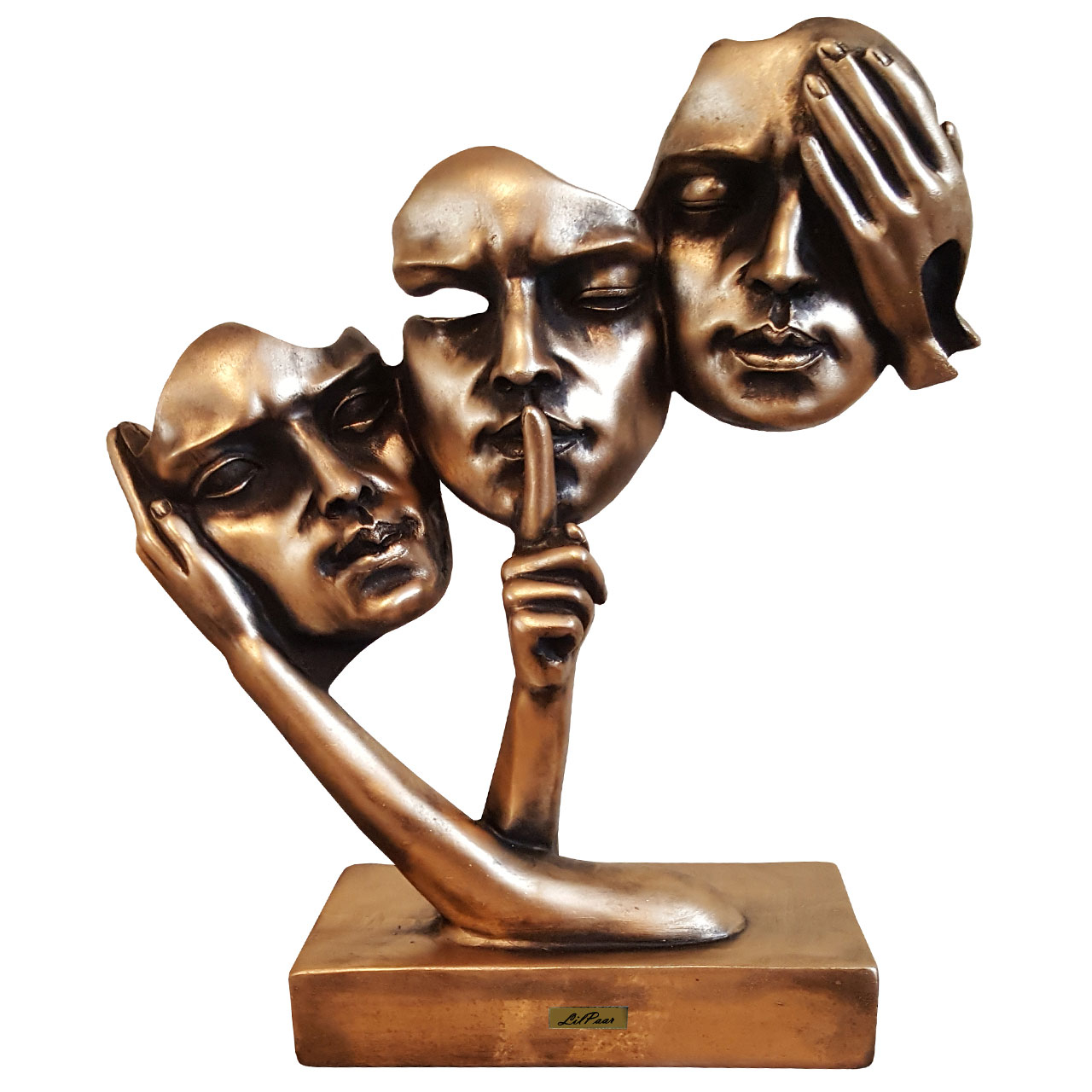 مجسمه لیلپار طرح سه رخ مدل DKH-7220 B