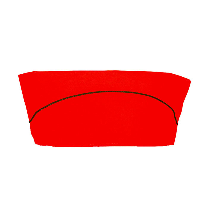 کلاه آشپزی مدل قایقی کد 05 رنگ قرمز