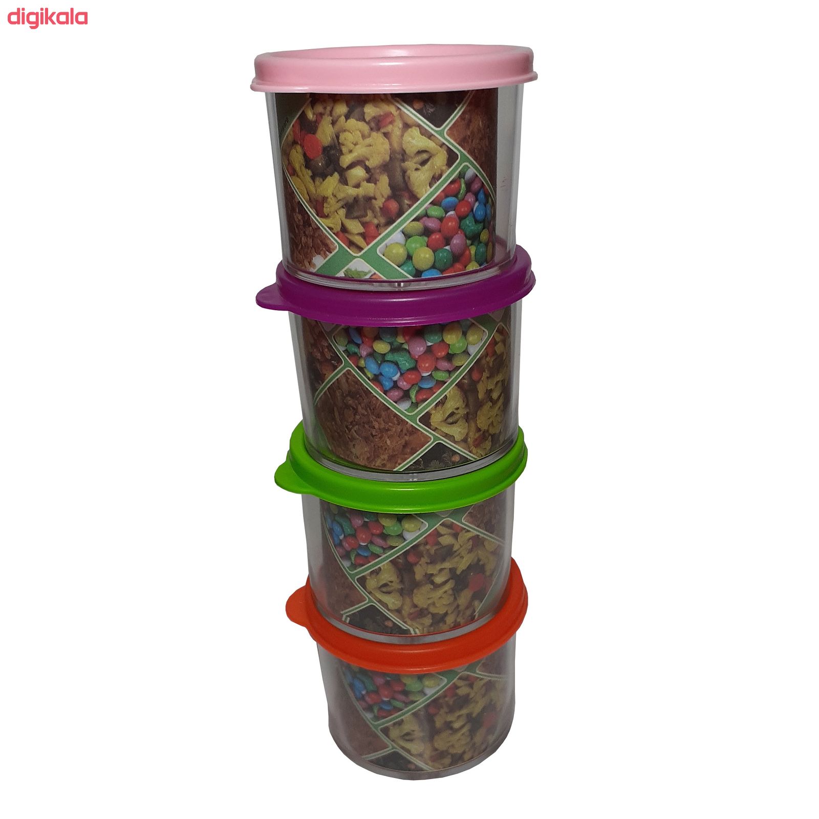 ظرف نگهدارنده مدل ZA64 مجموعه 4 عددی main 1 1
