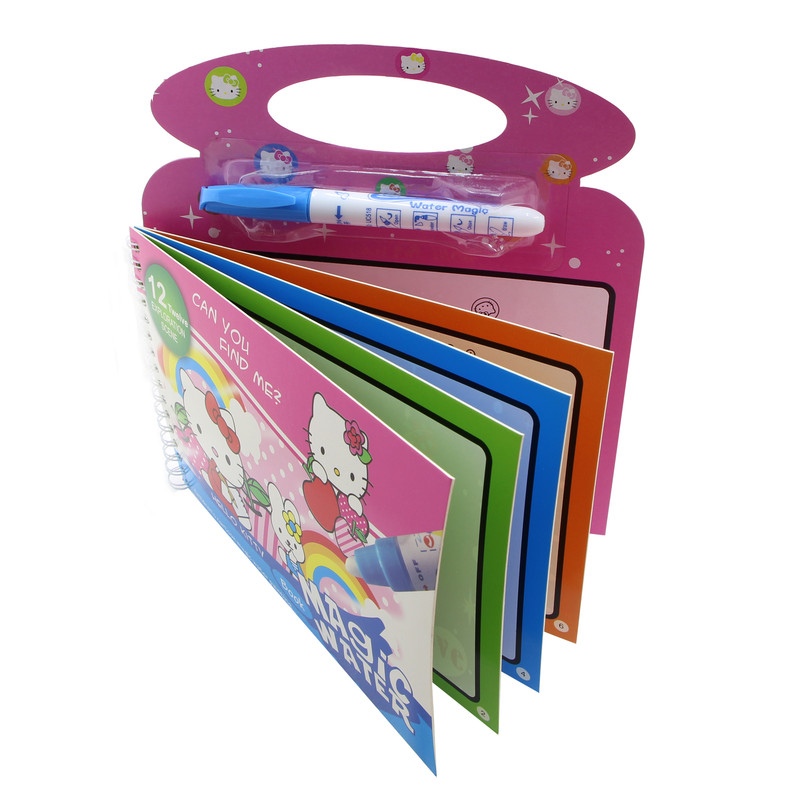 دفتر رنگ آمیزی مجیک واتر مدل kitty کد BH2-10