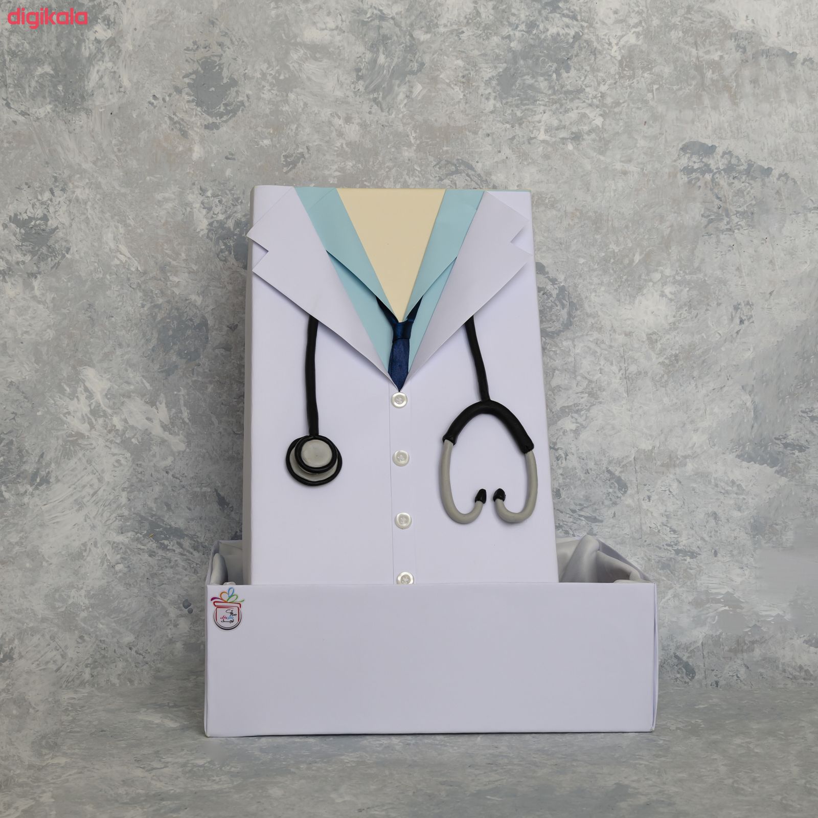 جعبه هدیه جعبه های رنگی رنگی توپک طرح پزشک کد-001