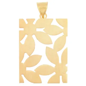 آویز گردنبند زنانه طرح گل کد E76