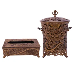 ست سطل و جا دستمال کاغذی سلوین مدل ol-20400/1