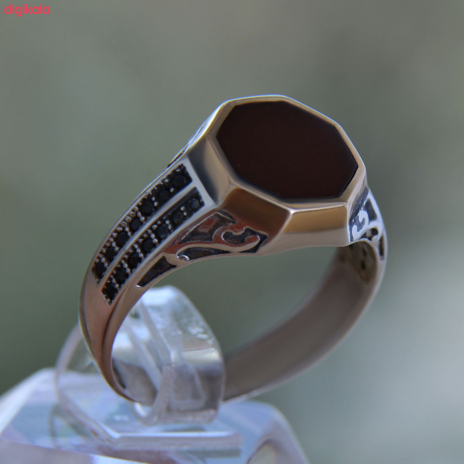 انگشتر نقره مردانه بازرگانی میلادی کد AM_130 main 1 2