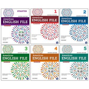 کتاب American English File اثر جمعی از نویسندگان انتشارات زبان مهر 6 جلدی