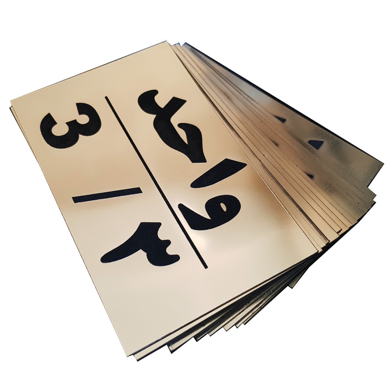 تابلو نشانگر طرح شماره واحد مدل al140 مجموعه 20 عددی