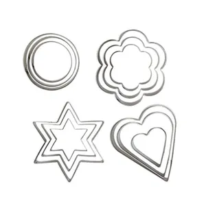 کاتر شیرینی پزی مدل KH12 مجموعه 12 عددی