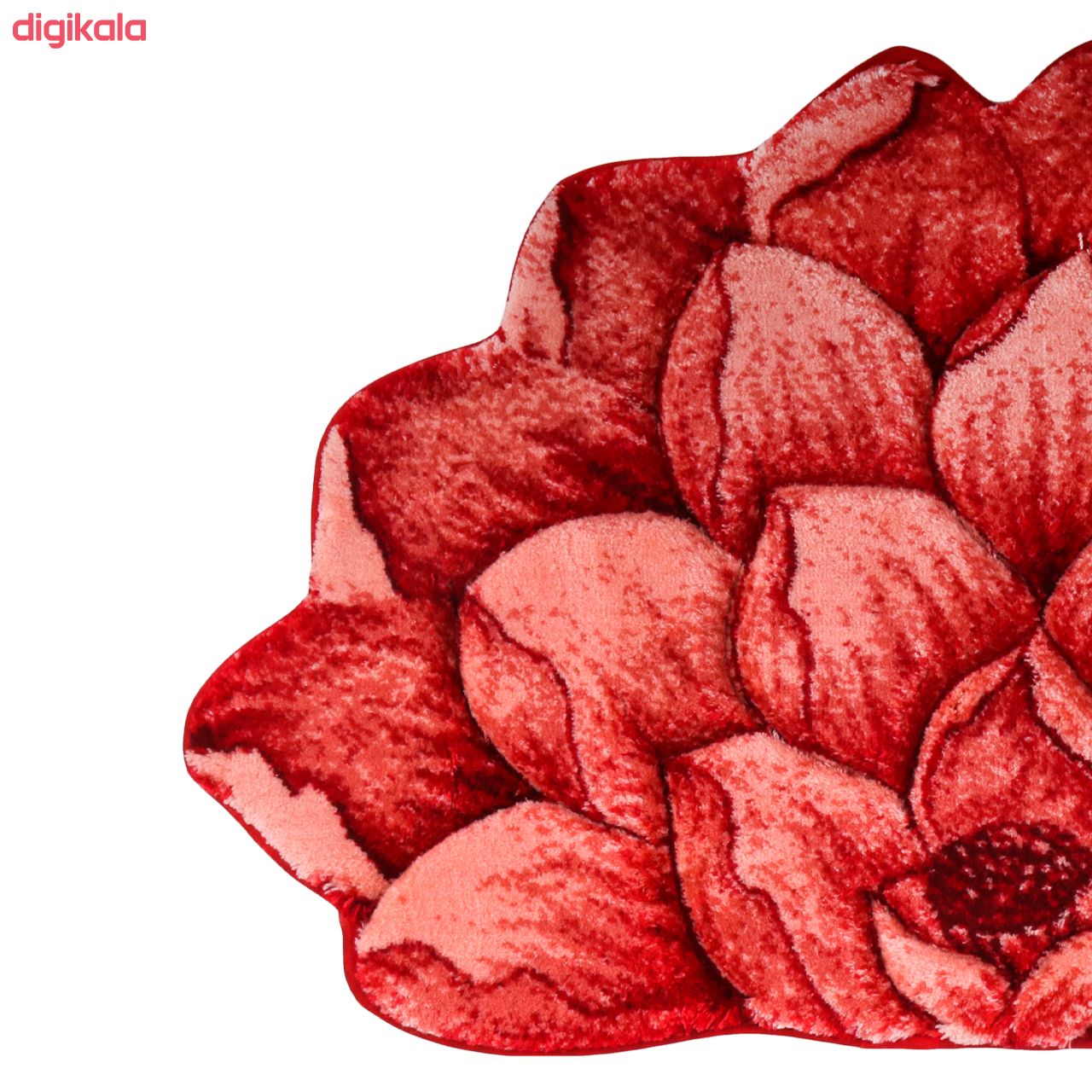 پادری فرش رزباف مدل گل نیلوفر سایز 80x48 سانتیمتر main 1 1