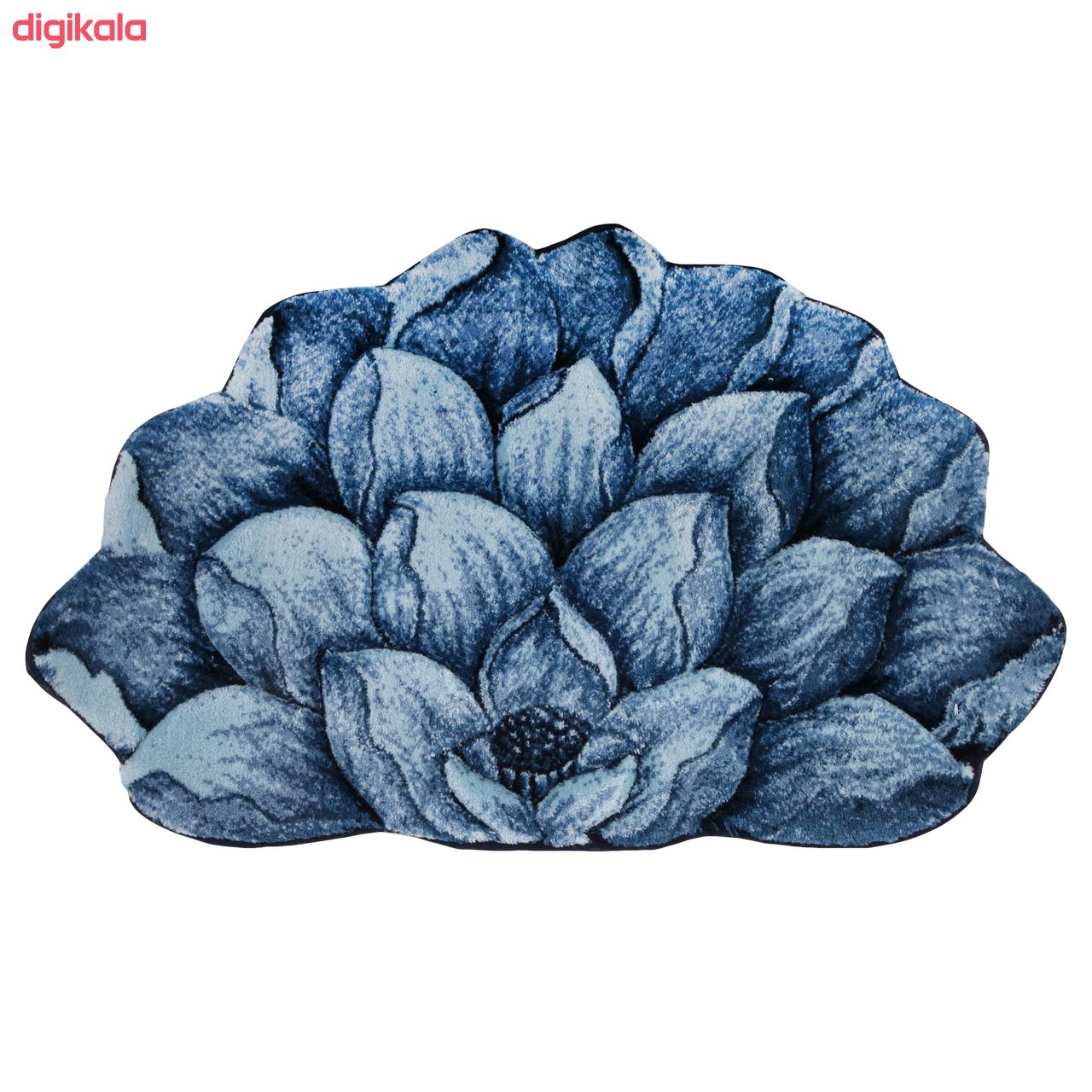 پادری فرش رزباف مدل گل نیلوفر سایز 80x48 سانتیمتر main 1 4