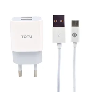 شارژر دیواری توتو مدل CACA-014 به همراه کابل تبدیل USB-C