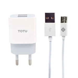 شارژر دیواری توتو مدل CACA-014 به همراه کابل تبدیل microUSB