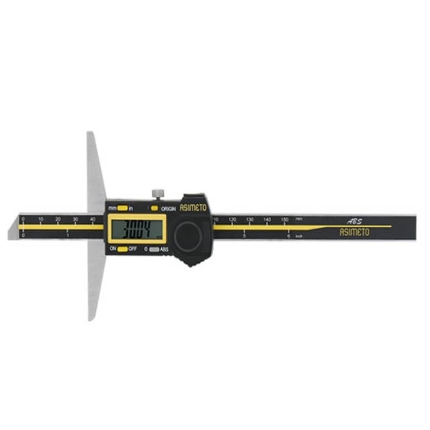 کولیس عمق سنج دیجیتال آسیمتو کد 7-06-327 گستره 150-0 میلیمتر
