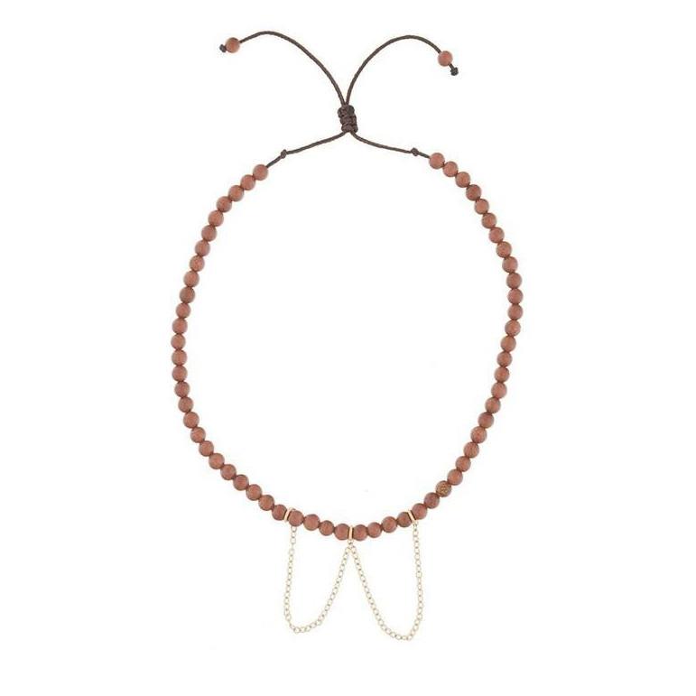 پابند طلا 18 عیار زنانه الن نار مدل eln554