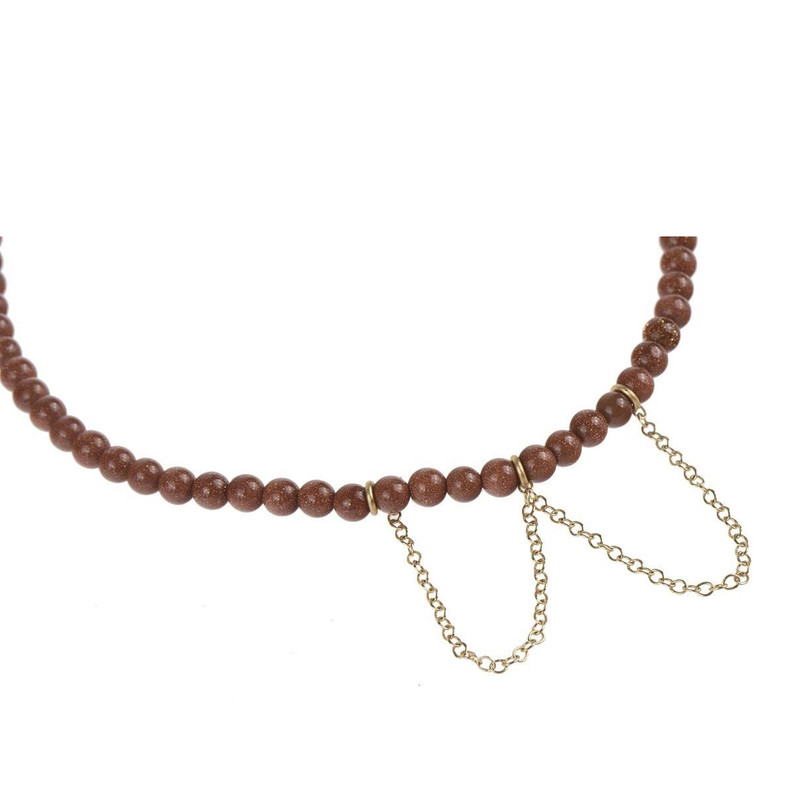 پابند طلا 18 عیار زنانه الن نار مدل eln554