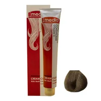 رنگ مو مدیا سری فندقی شماره 6.65 حجم 100 میلی لیتر رنگ بلوند فندقی تیره