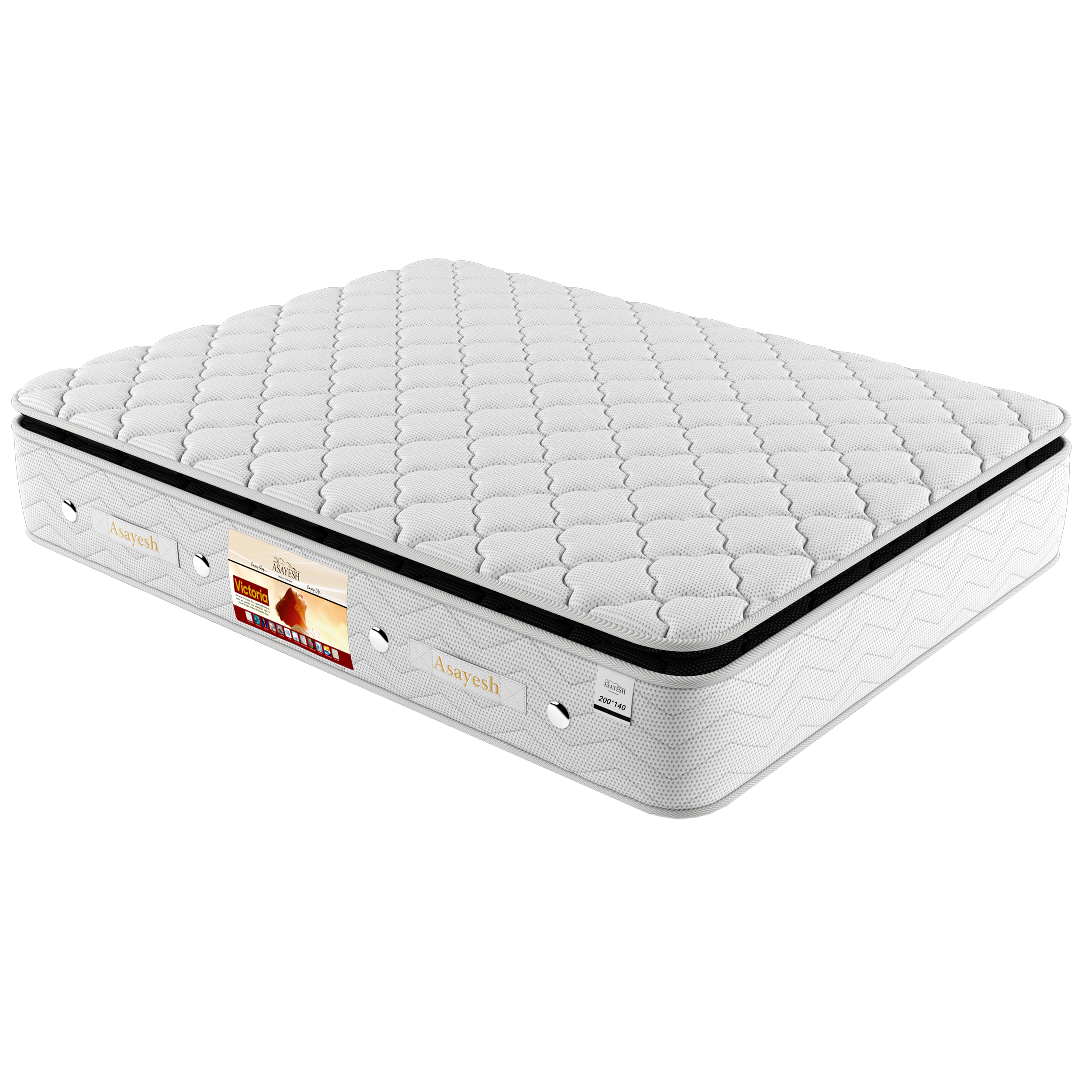 تشک آسایش مدل ویکتوریا دونفره سایز 140x200 سانتی‌متر