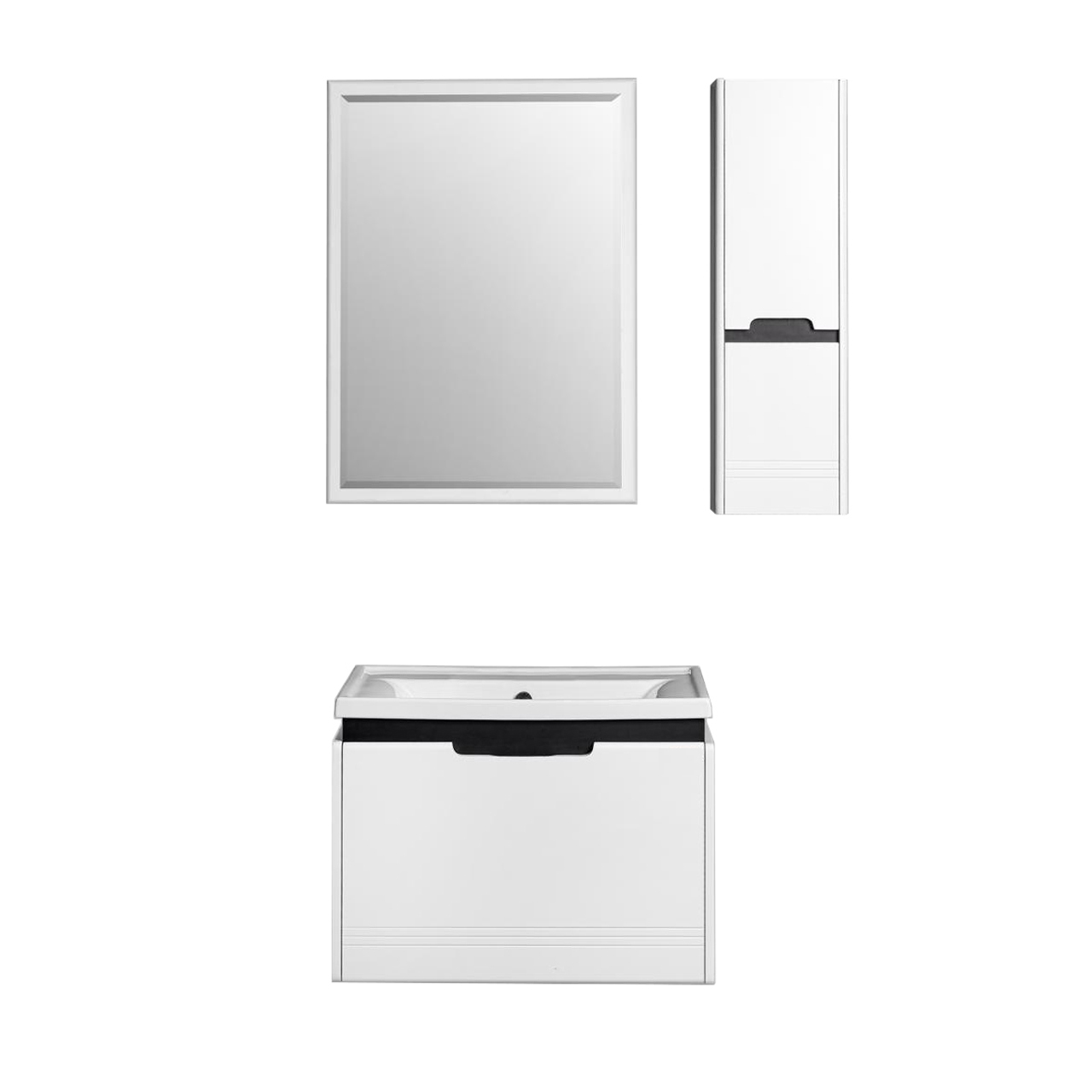 ست کابینت و روشویی مدل 704 AR به همراه آینه و باکس 