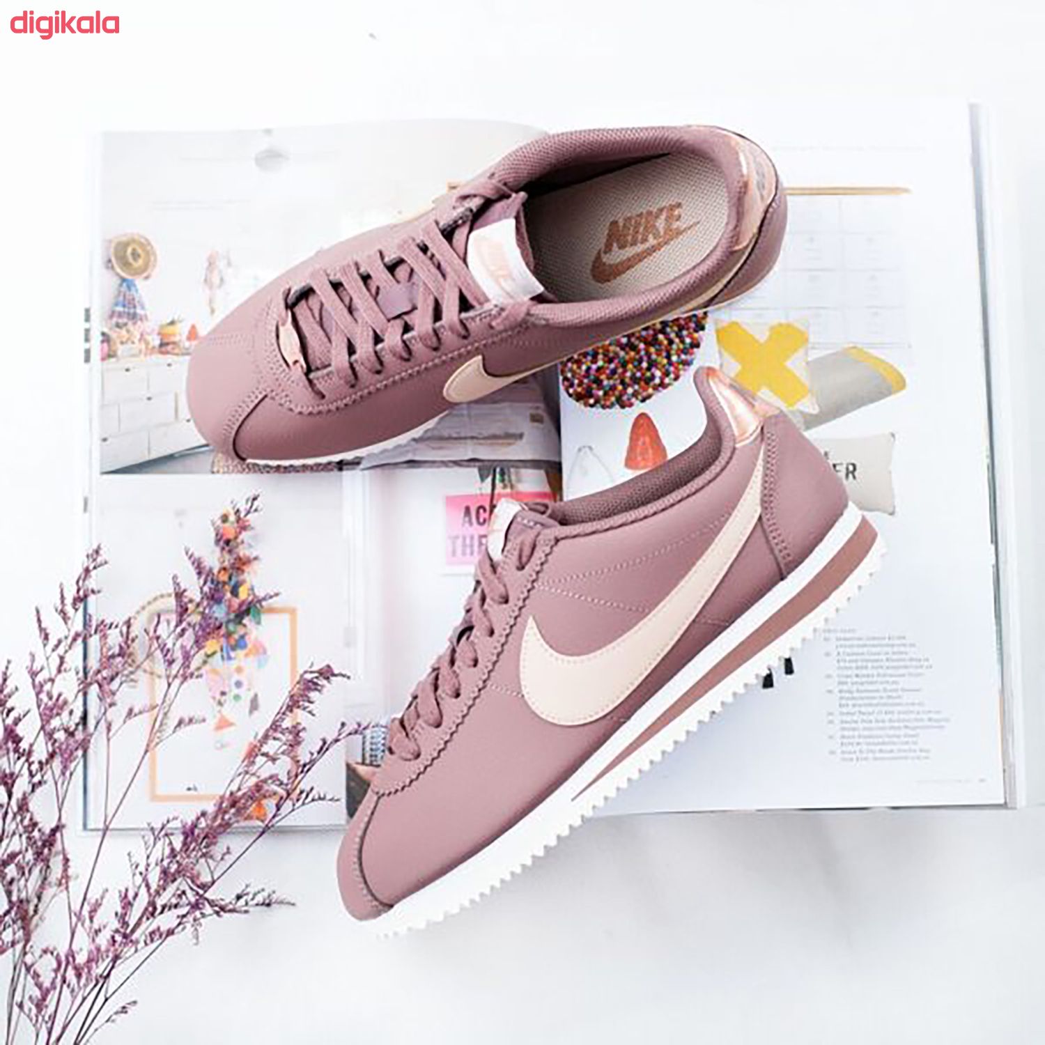 کفش راحتی زنانه نایکی مدل Classic Cortez Smokey - AV4618-200 main 1 7