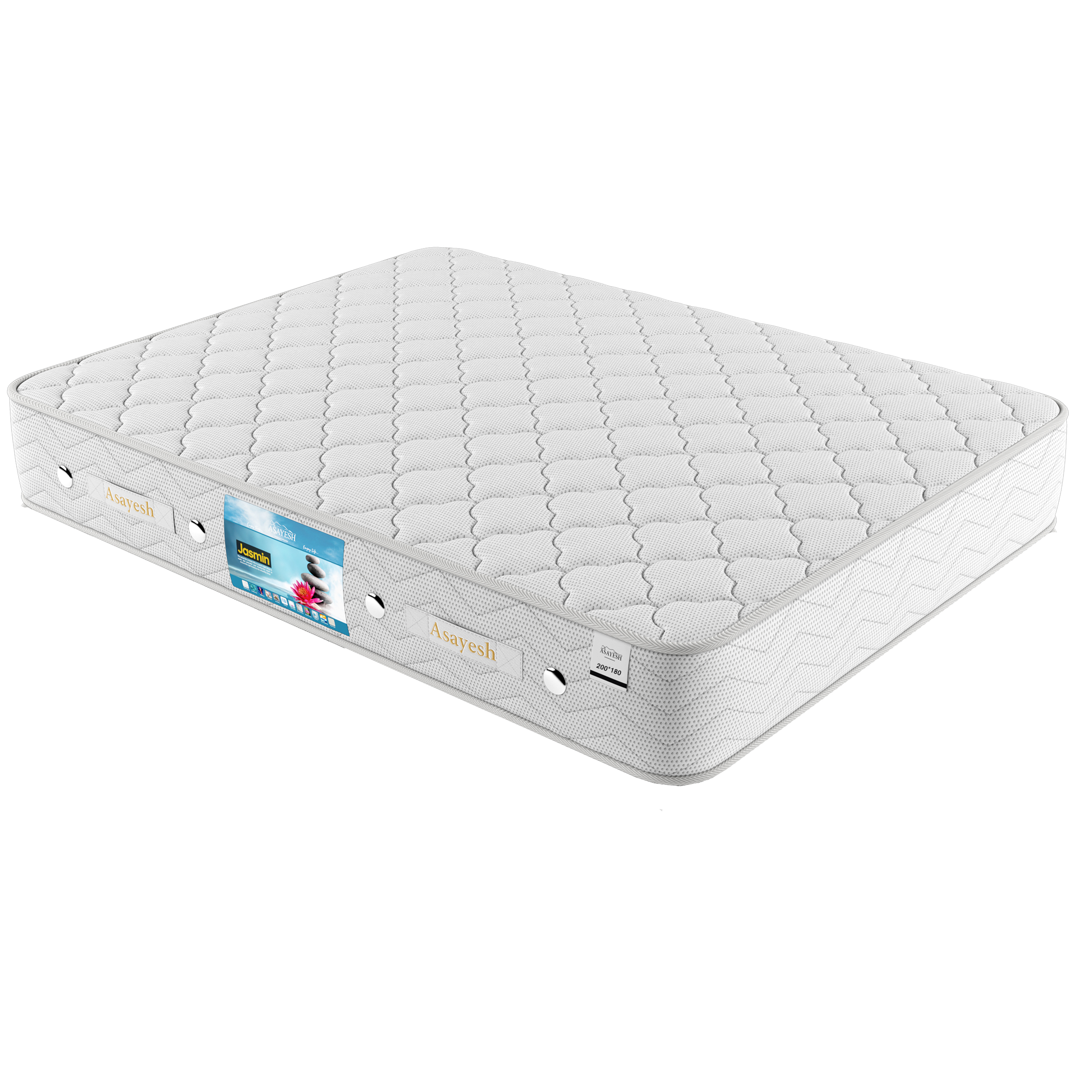 تشک آسایش مدل جاسمین دو نفره سایز 180x200 سانتی‌متر