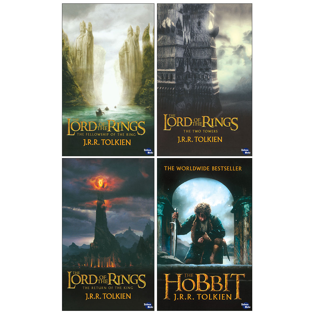 نقد و بررسی کتاب Lord of the Rings اثر J. R. R. Tolkien انتشارات زبان مهر 4 جلدی توسط خریداران