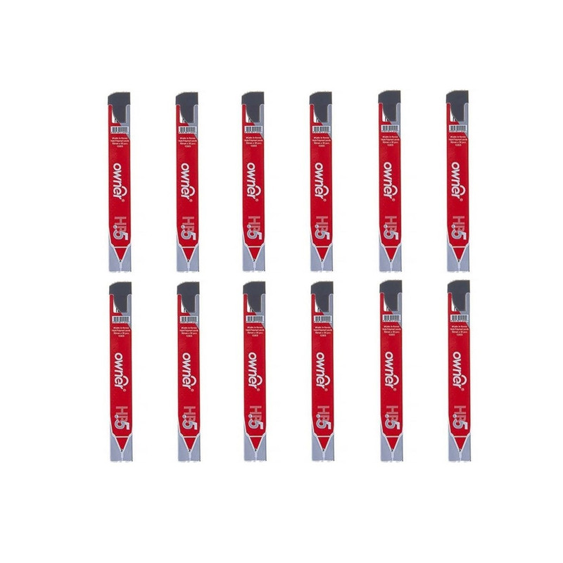 نوک مداد نوکی 0.5 میلی متری اونر مدل High Polymer بسته 12 عددی