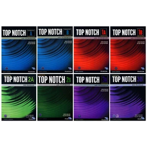 کتاب Top notch اثر Joan Saslow and Allen Ascher انتشارات زبان مهر 8 جلدی