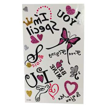 تتو موقت مدل Love کد 66