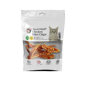 تشویقی گربه هاپومیل مدل Chicken Chest Strips کد 07 وزن 30 گرم