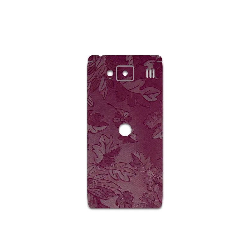 برچسب پوششی ماهوت مدل Red-Wildflower مناسب برای گوشی موبایل موتورولا droid razr hd
