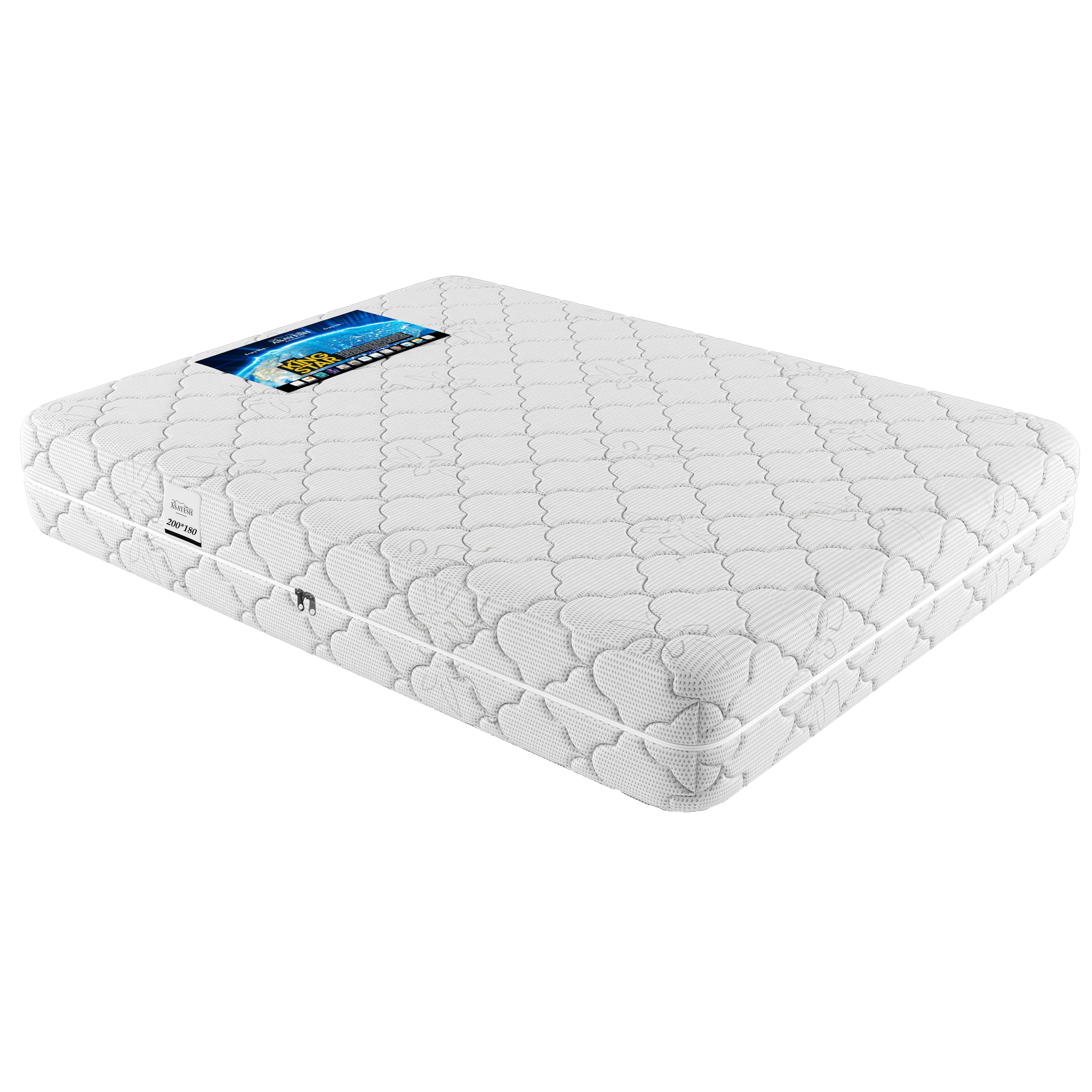 تشک آسایش مدل کینگ استار دو نفره سایز 180x200 سانتی متر