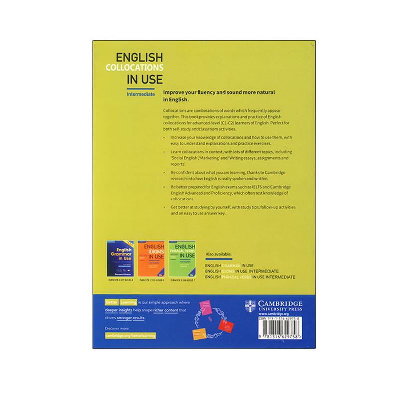 کتاب English Collocations In Use اثر Felicity O Dell And Michael Mccarthy انتشارات Cambridge دوجلدی کتاب English Collocations In Use اثر Felicity O Dell And Michael Mccarthy انتشارات Cambridge دوجلدی