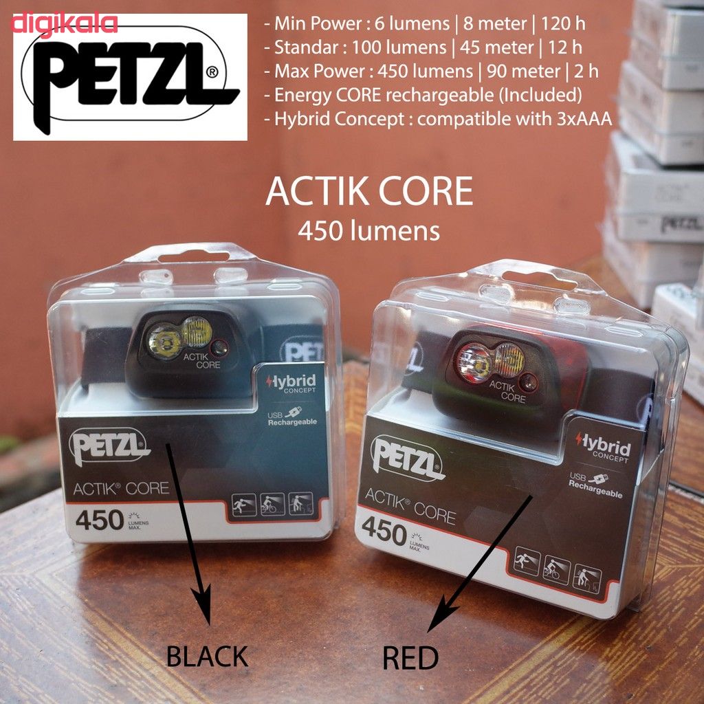 چراغ پیشانی پتزل مدل Actik Core 450L