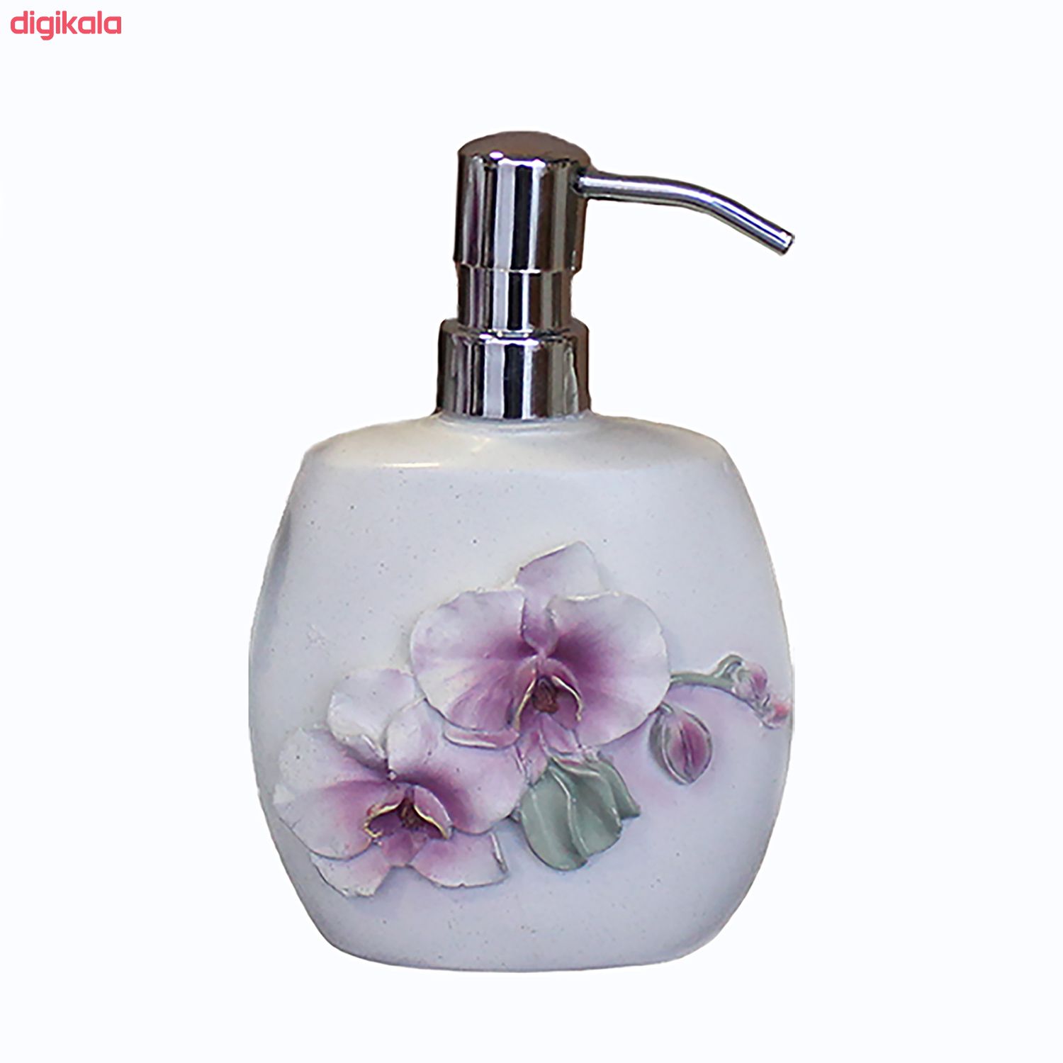 ست سرویس بهداشتی 6 پارچه طرح گلدار مدل 1101 main 1 4