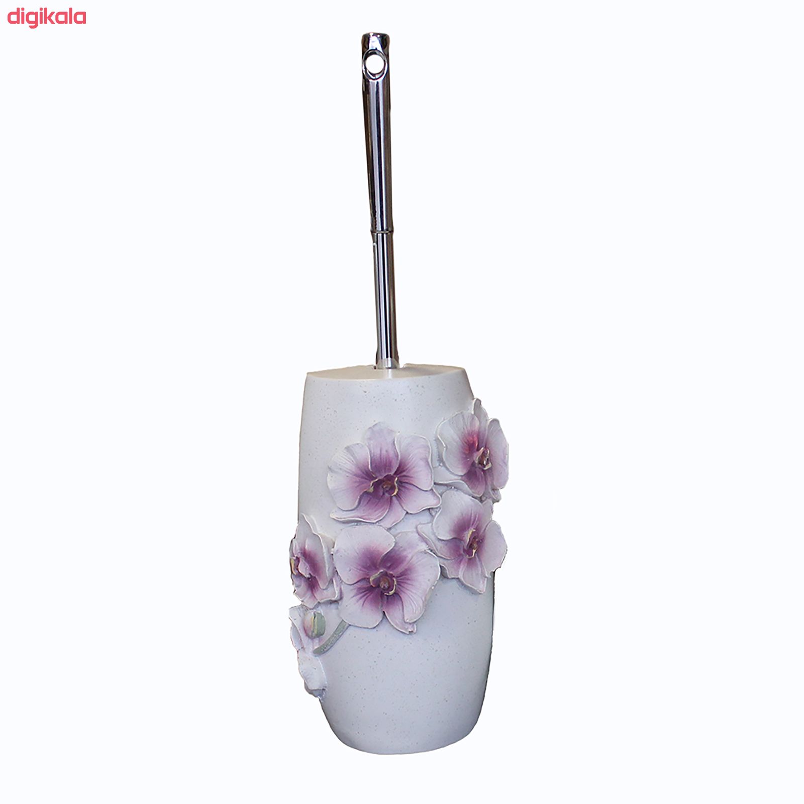 ست سرویس بهداشتی 6 پارچه طرح گلدار مدل 1101 main 1 3