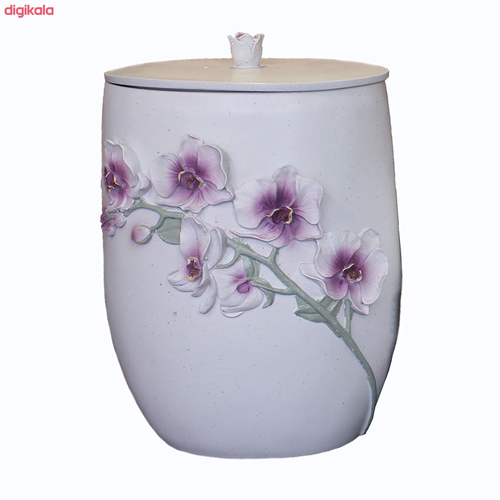 ست سرویس بهداشتی 6 پارچه طرح گلدار مدل 1101 main 1 2