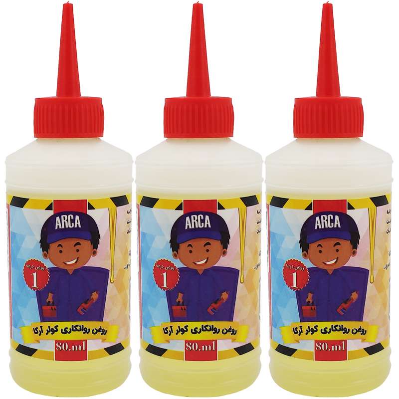 روغن روانکاری کولر آرکا مدل ARM3 حجم 80 میلی لیتر بسته 3 عددی