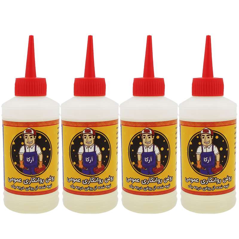 روغن روانکاری آرکا مدل ARO4 حجم 80 میلی لیتر بسته 4 عددی