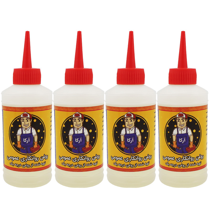 روغن روانکاری آرکا مدل ARO4 حجم 80 میلی لیتر بسته 4 عددی