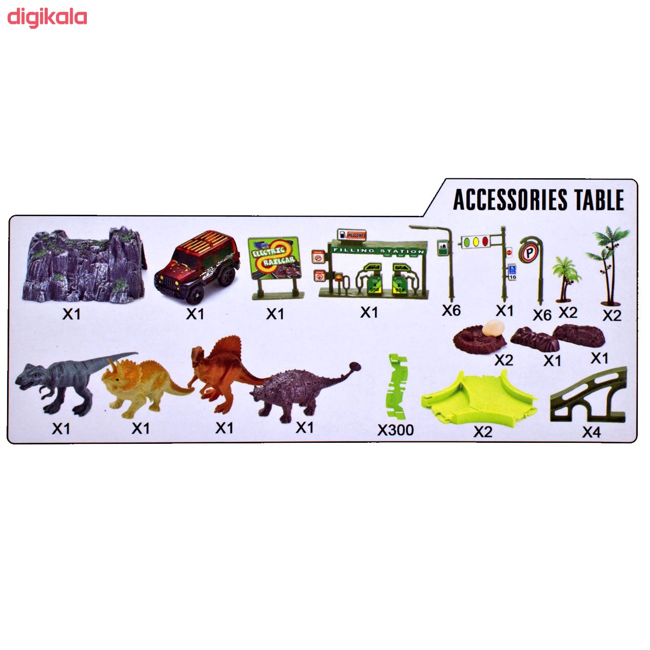 کیت ماشین بازی الکتریک ریل کار کد 113580 main 1 2