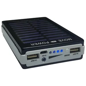  شارژر همراه خورشیدی مدل Move Power ظرفیت 15000 میلی آمپر ساعت 