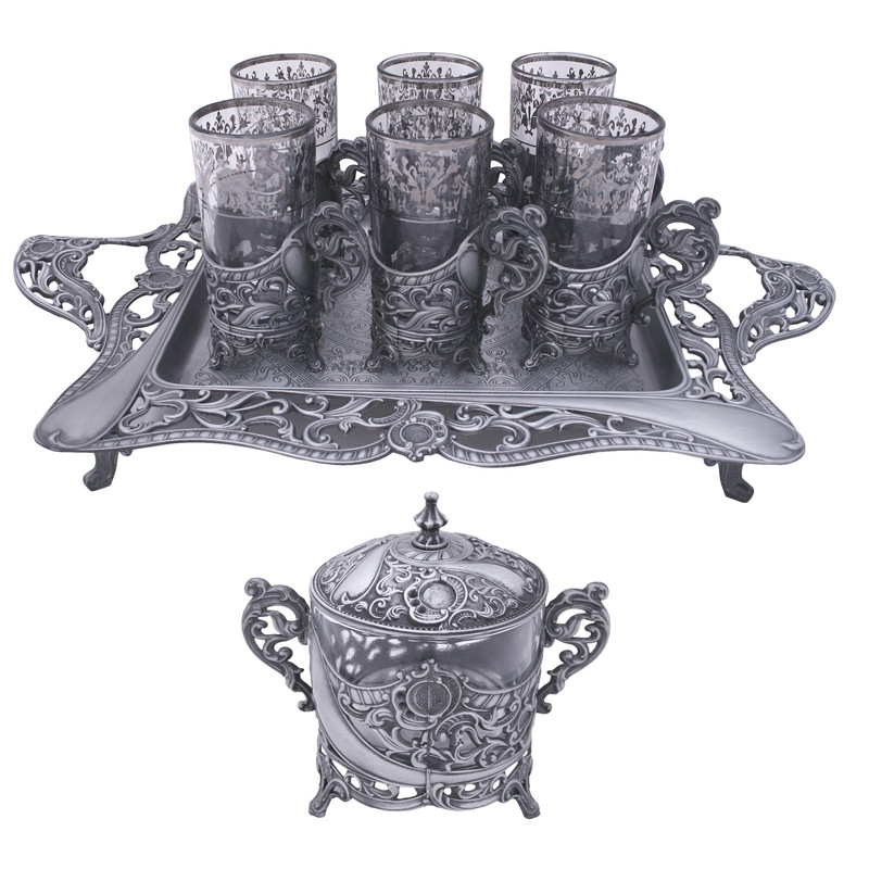 سرویس چای خوری 8 پارچه سلوین مدل P 18900/1/TB/11