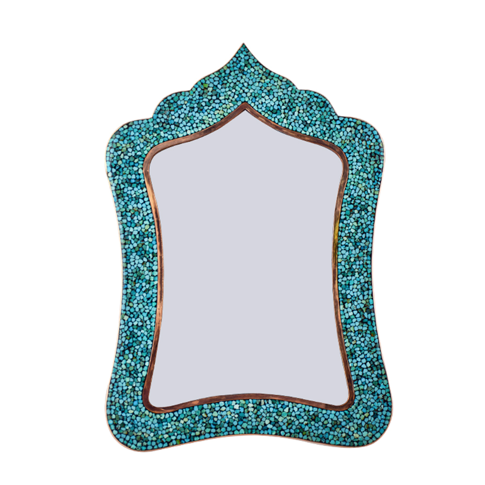 آینه فیروزه کوبی آقاجانی مدل F034