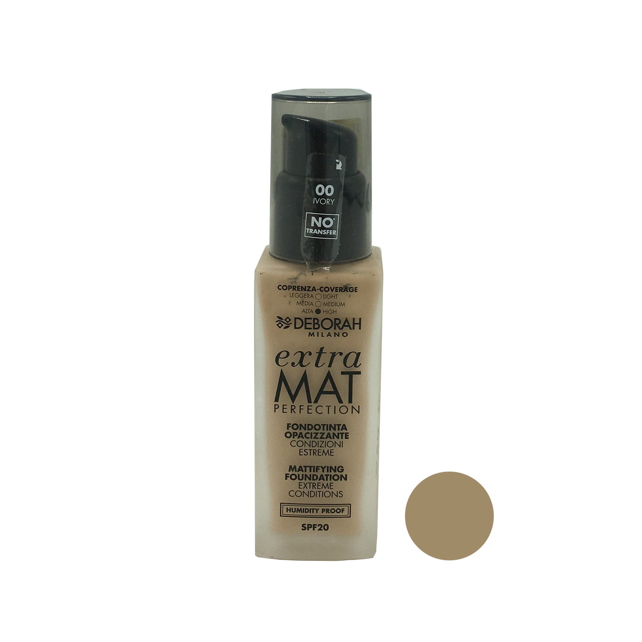 	کرم پودر دبورا مدل EXTRA Mat شماره 00 حجم 30 میلی لیتر