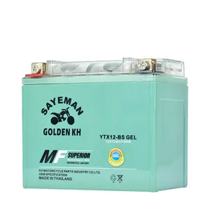 باتری موتور سیکلت سایمان مدل YTX12-BS