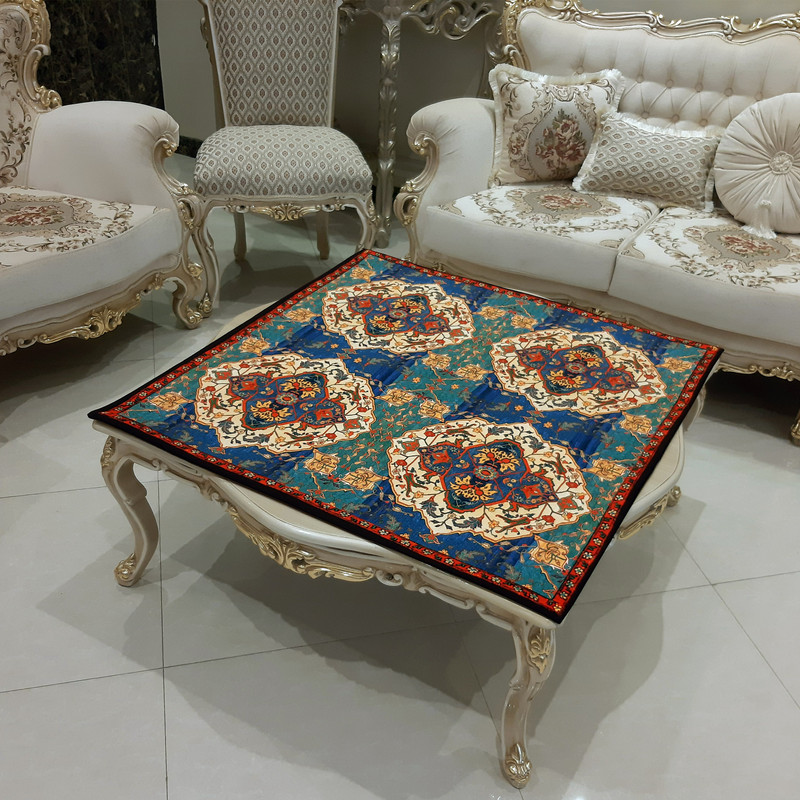 رومیزی طرح هریس کد KN-RHerB100SQ