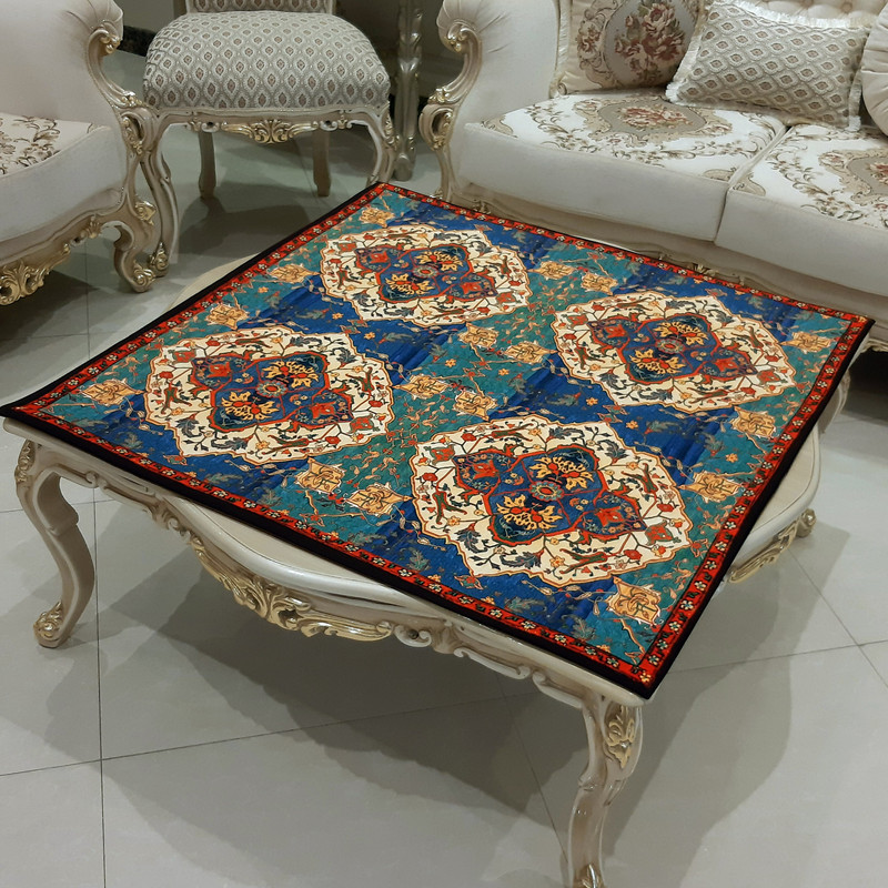 رومیزی طرح هریس کد KN-RHerB100SQ