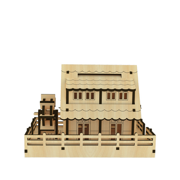 ساختنی فرهنگ و تمدن مدل کلبه جنگلی کد 28WE