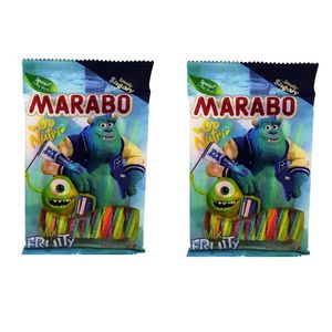 نقد و بررسی پاستیل مدادی شکری میوه ای مارابو - 120 گرم بسته 2 عددی توسط خریداران