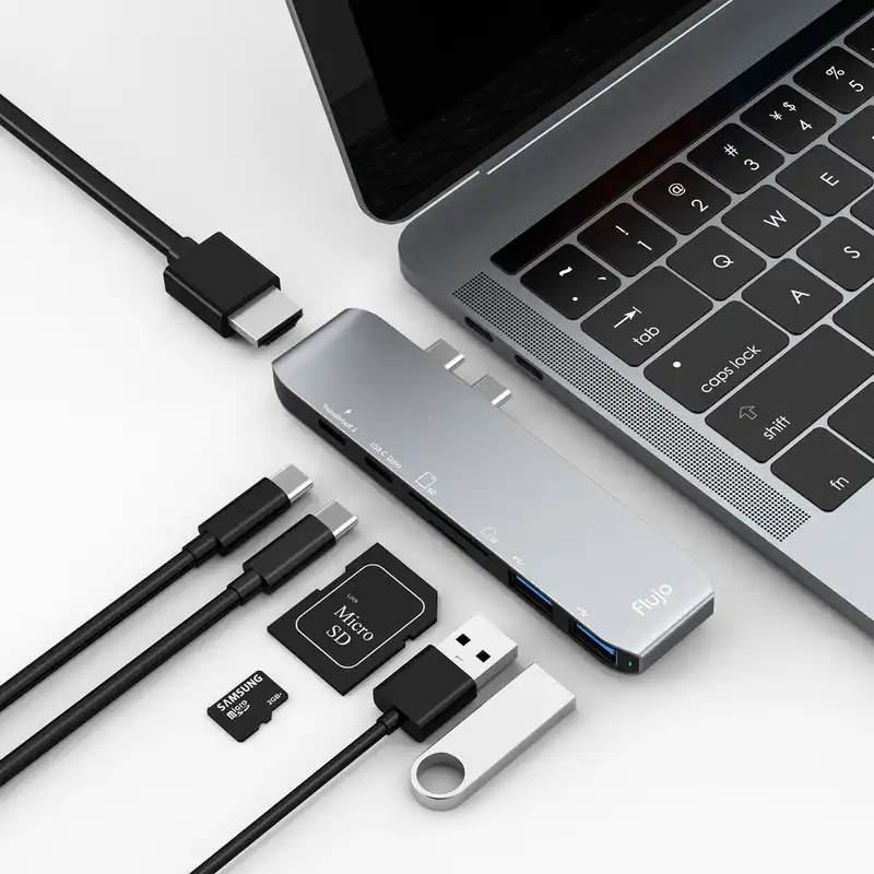 هاب 7 پورت USB-C فلوجو مدل ZY1896
